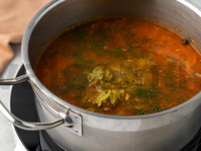 Sūris su vištienos skrandžiais ir perliniu miežiu Žingsnis 6