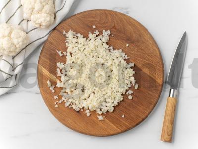 Makaronai su žiediniu kopūstu Žingsnis 2