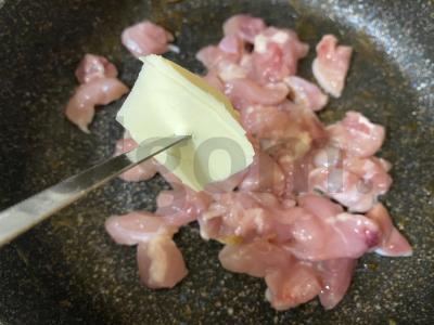 Kukulis su kalakutiena sviesto padaže Žingsnis 1