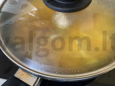 Kukulis su kalakutiena sviesto padaže Žingsnis 8