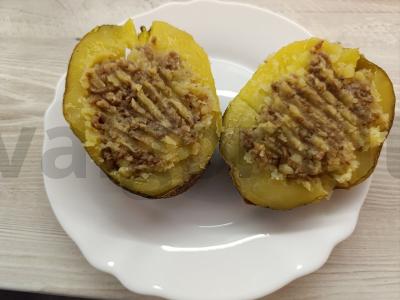 Bulvės su faršu ir sūriu Žingsnis 6