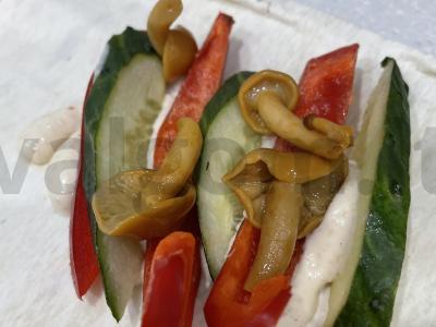 Grybų ritinys „Rudens kelmas“ Žingsnis 3