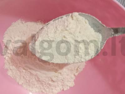 15 minučių keksiukas Žingsnis 1