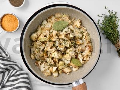 Žuvies apkepas su artišokais Žingsnis 4