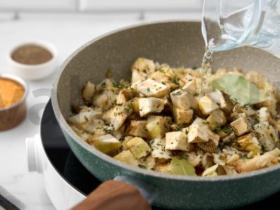 Žuvies apkepas su artišokais Žingsnis 5