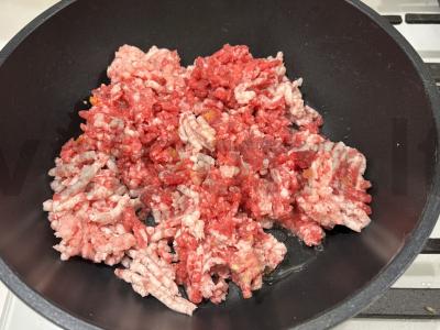 Bulvių apkepas su faršu Žingsnis 3