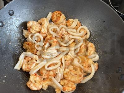 Tom Yum makaronai su langustinomis Žingsnis 3