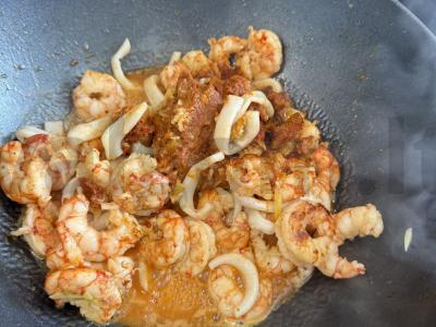 Tom Yum makaronai su langustinomis Žingsnis 4