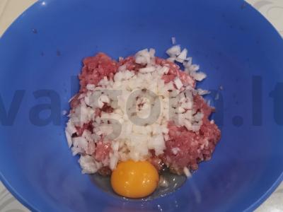 Kotletai su cukinija Žingsnis 3