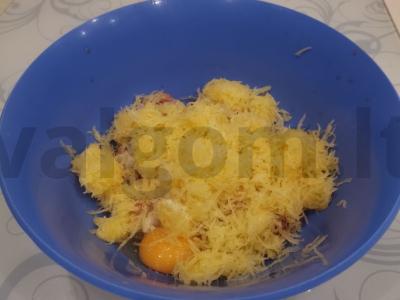 Kotletai su cukinija Žingsnis 4