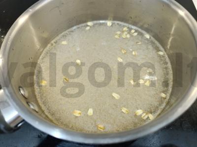 Avižinė košė su razinomis Žingsnis 3