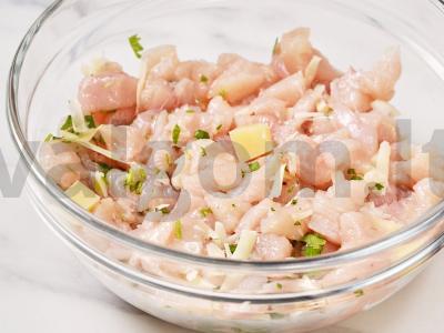 Sūrio vištienos kotletai su ryžiais Žingsnis 5