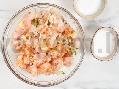 Sūrio vištienos kotletai su ryžiais Žingsnis 6