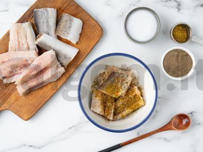 Menkių filė grietinėlės padaže Žingsnis 1