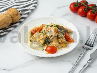 Menkių filė grietinėlės padaže pagrindine nuotrauka