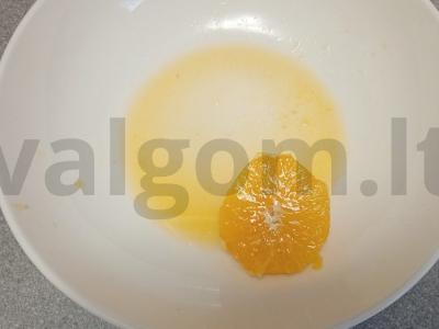 Kepta antis apelsinų ir medaus marinate Žingsnis 1