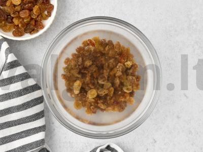 Pyragas su ryžiais, moliūgu ir razinomis Žingsnis 2