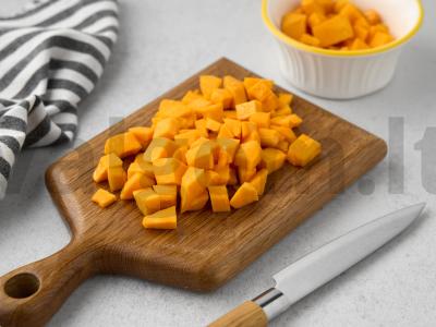 Pyragas su ryžiais, moliūgu ir razinomis Žingsnis 3