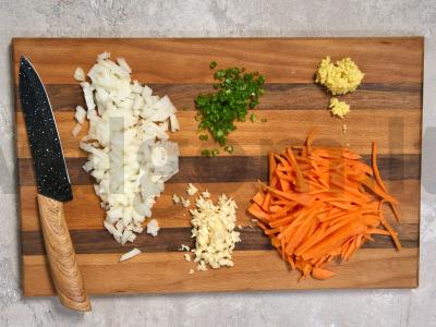 Ramen makaronai Žingsnis 1