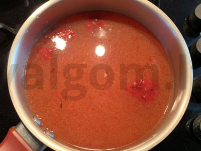 Gėrimas iš spanguolių, šaltalankių ir medaus Žingsnis 3