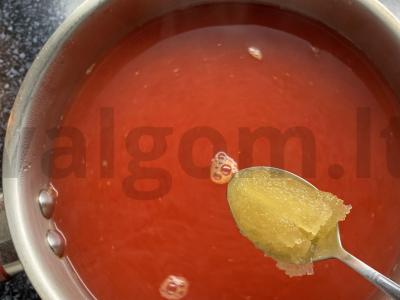 Gėrimas iš spanguolių, šaltalankių ir medaus Žingsnis 5