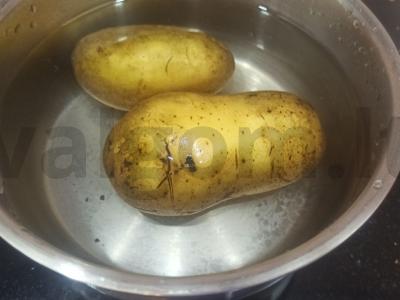 Bulvių blynas keptuvėje Žingsnis 1