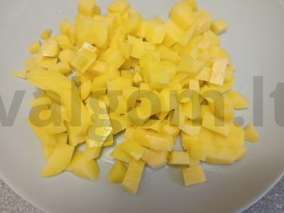 Sūris su marinuotais pomidorais ir jautienos kukuliais Žingsnis 2