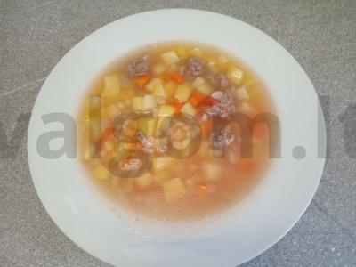 Sūris su marinuotais pomidorais ir jautienos kukuliais Žingsnis 6