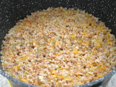 Grikių košė su vištiena Žingsnis 6