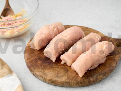 Vištienos filė piršteliai su įdaru Žingsnis 7