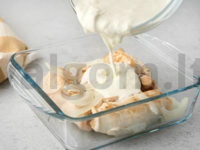 Vištienos filė piršteliai su įdaru Žingsnis 9