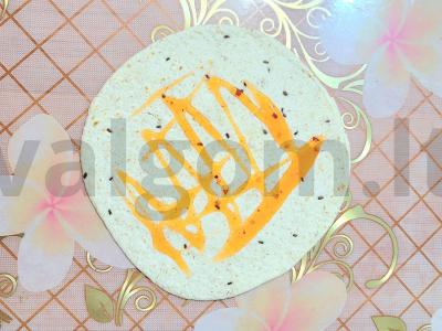 Aštrus sūrio ir mėsos vokelis Žingsnis 1