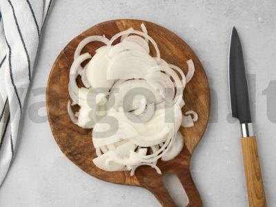 Šči su kiauliena ir grybais Žingsnis 1