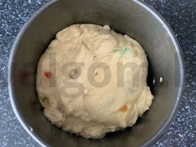 Kūlė su razinomis ir cukatais Žingsnis 8