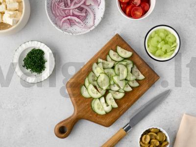 Tuno salotos sveikai mitybai Žingsnis 2