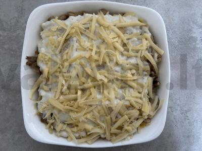 Lasagna su faršu ir voveraitėmis Žingsnis 8