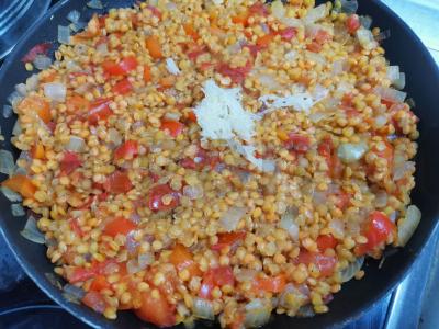 Lęšių košė su daržovėmis Žingsnis 5