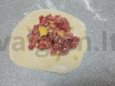 Mantai su jautienos faršu Žingsnis 7