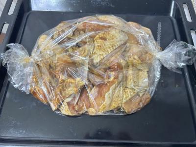 Namų kepta vištiena maiše su bulvėmis naminiu būdu Žingsnis 3