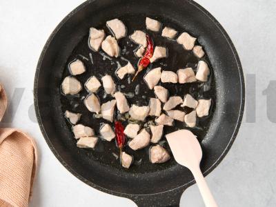 Makaronai su špinatais Žingsnis 7