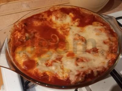 Lazanija iš paruoštų lapų Žingsnis 9