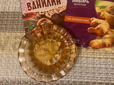 Vaisių salotas „Rūgštelė“ su medaus-imbiro padažu Žingsnis 5