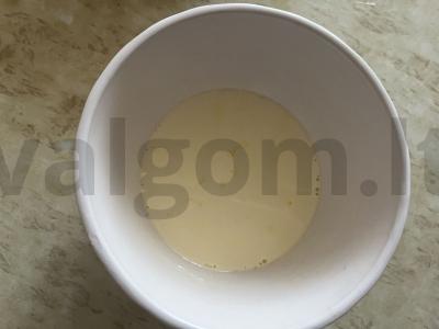 Mini sūrio pyragas su varškės sūriu Žingsnis 2