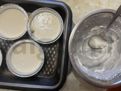 Mini sūrio pyragas su varškės sūriu Žingsnis 7