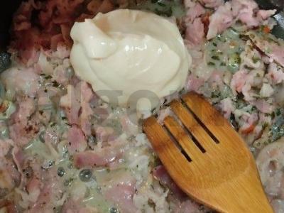 Spagečiai „Sotūs“ su bekonu ir lydytu sūriu grietinėlėje Žingsnis 5