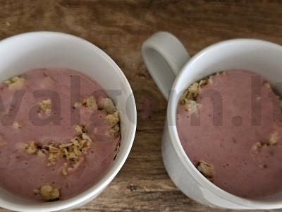 Desertas su muskato riešutu ir šokoladu Žingsnis 8