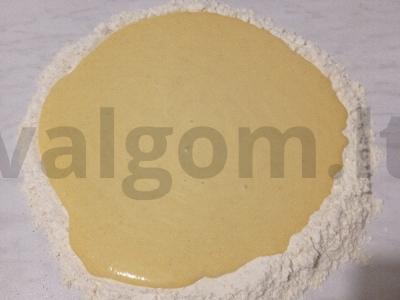 Pieninė mielinė tešla Žingsnis 4