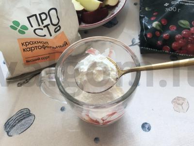 Brusnių-obuolių kisielius Žingsnis 2