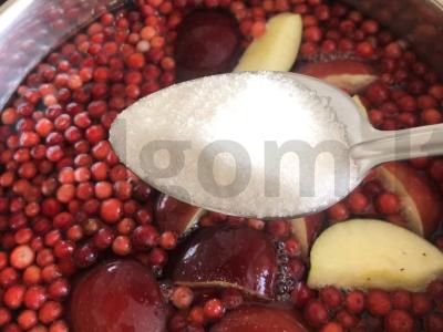 Brusnių-obuolių kisielius Žingsnis 6