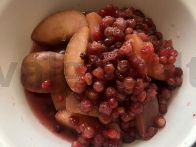 Brusnių-obuolių kisielius Žingsnis 8